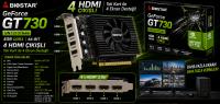 BIOSTAR GT730 4GB DDR3 4xHDMI 64Bit VN7313TG46 Ekran Kartı 